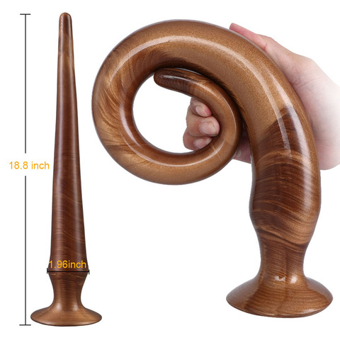 Long Anal Plug Adult Sex Toys for Women Men Gay Buttplug  Prostate Massager Huge Analplug with Sucktion Cup Anal Dildos Women ► Photo 1/6