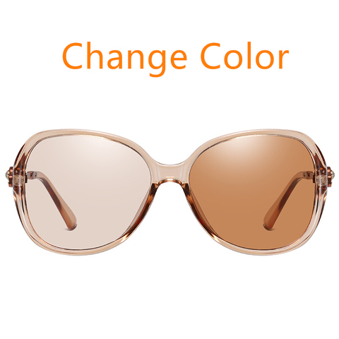 2022 Photochromic Sunglasses Women Polarized Chameleon Glasses Driving Tinted Goggle Anti-glare Sun Glasses lunette soleil femme ► Photo 1/4