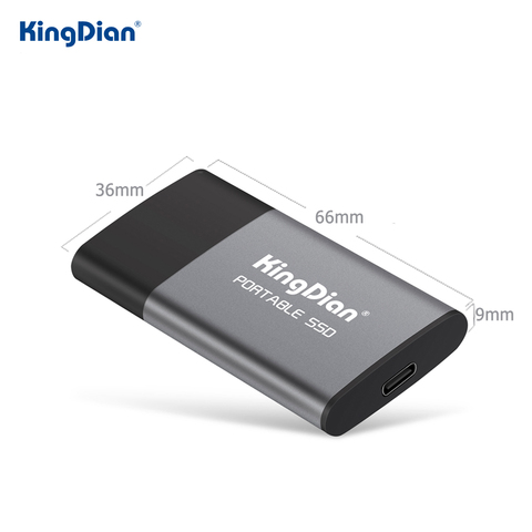 KingDian External SSD 500GB 1TB External Hard Drive 120GB 250GB Portable SSD 2TB External Solid State Disk Drive USB3.0 Type C ► Photo 1/6