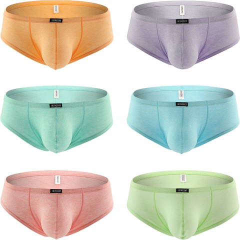 Men's Cotton Boxer Underwear Sexy Low Rise Men Pouch Boxer Shorts Soft Men Trunk ► Photo 1/6