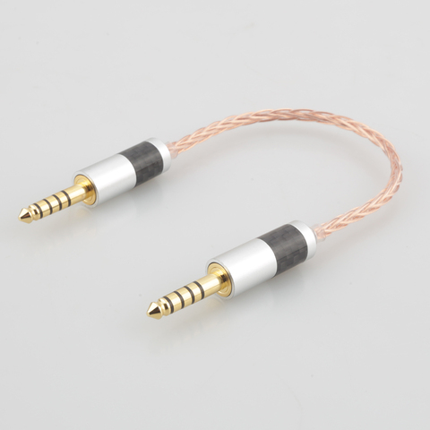 Audiocrast HIFI Single Crystal Copper 4.4mm Balanced Male to 4.4mm Balanced Male Audio Adapter Cable 4.4 Male to Male Adapter ► Photo 1/6