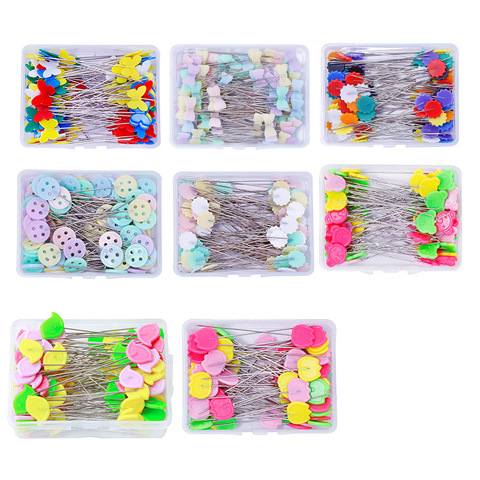 50pcs/set Dressmaking Pins Patchwork Needle Craft Flower Button Head Pins Embroidery Pins For DIY Quilting Sewing Accessories ► Photo 1/6