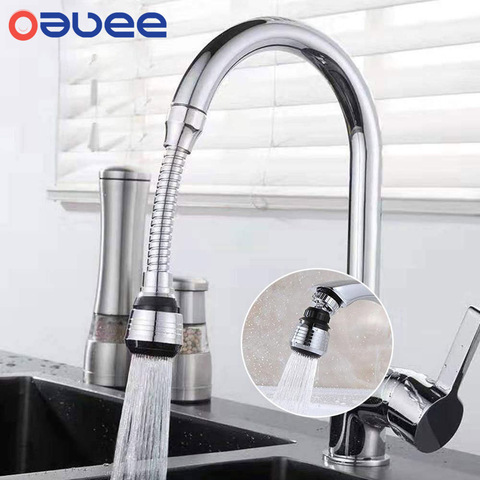 Oauee 360 Degree Swivel Kitchen Faucet Aerator Adjustable Dual Mode Sprayer Filter Diffuser Water Saving Nozzle Faucet Connector ► Photo 1/6