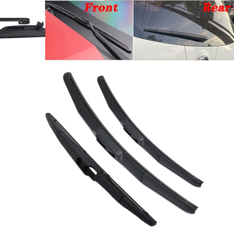 3pcs/set Car Wiper Front & Rear Wiper Blades Set For Kia Sportage QL 2016 2017 2022 Windshield Windscreen 26