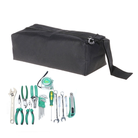 Waterproof Oxford Canvas Tool Bag Screw Nails Drill Bit Metal Parts Storage Case ► Photo 1/6