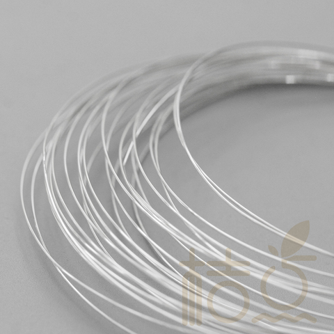 Half Hard Sterling Silver Round Wire - 925 Silver Wire - Wrapping Wire ► Photo 1/4