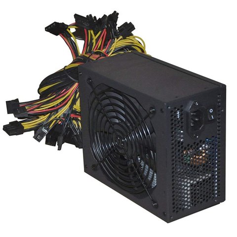 1800W PC Power Supply 1800W ATX PSU for RX470 RX580 RX570 RX560 Pico PSU Asic Bitcoin Miner ATX Mining Machine Support 6 GPU ► Photo 1/6