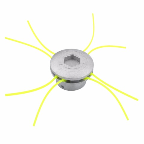 Aluminum Grass Trimmer Head With 4 Lines Brush Cutter Head Thread Nylon Line Head for Strimmer Replacement ► Photo 1/6