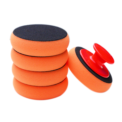 Car Wash Polishing Pad Car Wax Applicator Pad Auto Polisher Waxing Sponge Kit Car Interior Exterior Cleaning Accessories Tool ► Photo 1/5