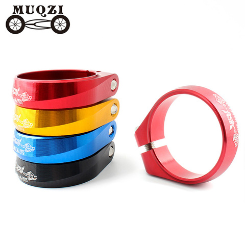 MUQZI Bike 34.9mm Seatpost Clamp Ultralight Aluminum Alloy  For  Seat Post Clamp Mountain Road Fixed Gear Bicycle ► Photo 1/6