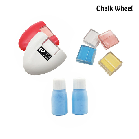 INNE 1Pcs Chalk Wheel Fabric Marker Tailor's Chalk DIY Sewing Parts Tools 5BB5563 Spares Refill Garment Cutting Positioning ► Photo 1/6