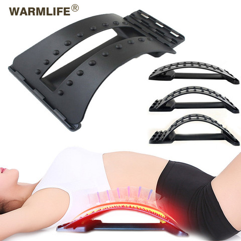 Back Massager Stretcher Lower and Upper Back Pain Relief Massage Tools  Lumbar Stretching Device Posture Corrector - AliExpress