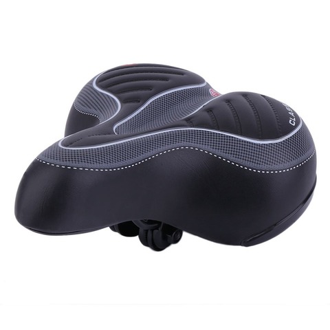 Comfortable Wide Big Bum Bike Bicycle Gel Cruiser Extra Sporty Soft Pad Saddle Seat Suitable For Any Type Of Bike 2022 Newest ► Photo 1/1