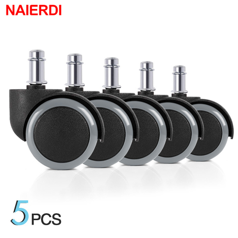 5PCS NAIERDI Universal Mute Caster 50KG Wheel 2