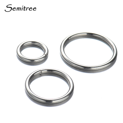 Semitree 20pcs Stainless Steel Round Charms Necklace Pendant for DIY Jewelry Making Findings Handicraft Supplies Accessories ► Photo 1/6