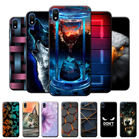 For Xiaomi Redmi 7A Case TPU Cover on Redmi 7A 7 A Case For Redmi 7A Case Redmi 7A Fashion Retro Silicone Soft Cover Bumper 5.45 ► Photo 1/6