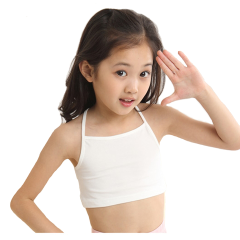 V-TREE Girls tank tops COTTON girls camisole child singlet for girls candy color girls undershirt kids underwear model ► Photo 1/6