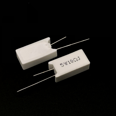 5 Pcs 5W Vertical cement resistance 0.05 ~ 100K ohm 5% 0.1R 0.15R 0.22R 0.25R 0.39R 0.47R 1R 10RJ 100R 150R Ceramic resistor ► Photo 1/4