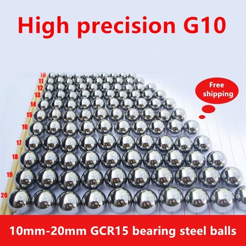 1kg precision G10 Steel balls 10 11.113 11.5 12.7 13.5 14.288 15.875 16.669 17.463 18.256 19.844 20 mm bearing steel ball bead ► Photo 1/6