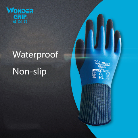 Wonder Grip Safety Work Gloves Safety Glove Fully Immersed Waterproof Gloves Cold-proof Waterproof Gloves ► Photo 1/6