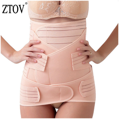 Buy Online Ztov 3 Pieces Set Maternity Postnatal Bandage After Pregnancy Belt Underwear Intimates Postpartum Belly Band For Pregnant Women Alitools