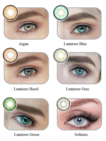 KSSEYE 1 Pair lumirere Series Color Contact Lens Annual Throw Natural Looking Contacts Lenses ► Photo 1/2