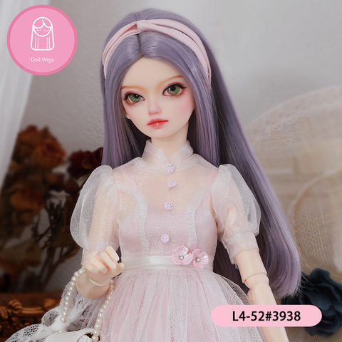 Wig For Doll BJD Wig size 18-19cm 1/4 7-8 inch high-temperature Natural wig long hair bjd sd doll Wigs MNF Doll Accessories ► Photo 1/6