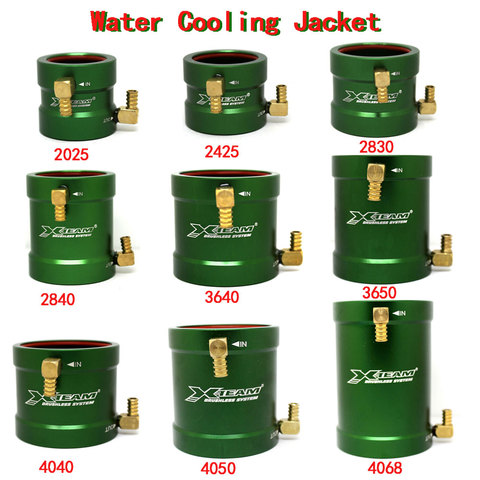 2025 2425 2830 2840 3640 3650 4040 4050 4068 5350 5357 All-metal Water Cooling Jackets for RC Boat Brushless Motor ► Photo 1/6