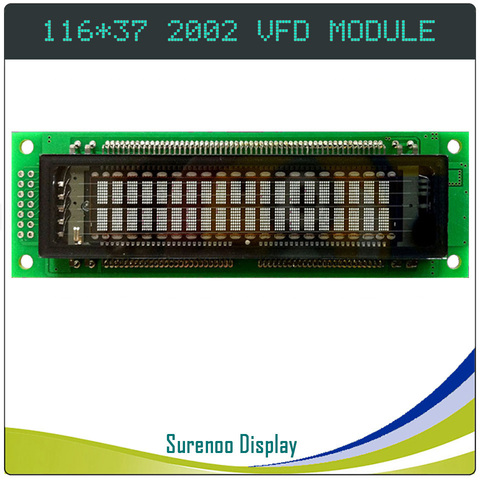 2002 20X2 Parallel Serial SPI VFD Display Screen KH202SD58R1-M Compatible M202SD16LA HLD202S8J01 20T202DA1J 202 LCD Module ► Photo 1/3