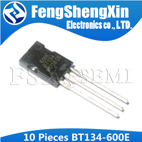 10pcs/lot BT134-600E  BT134-600 Triacs sensitive gate TO-126 ► Photo 1/3