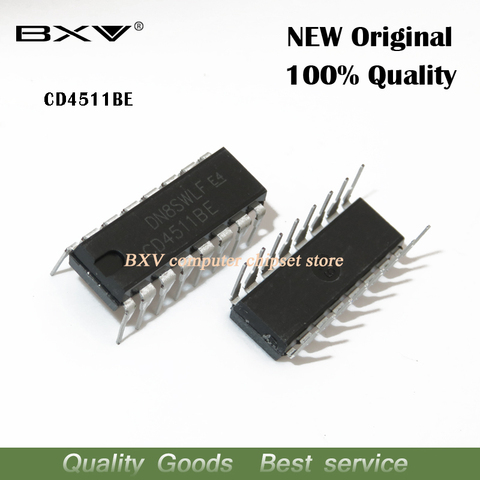 10PCS CD4511BE DIP16 CD4511 DIP 4511BE DIP-16 new original IC ► Photo 1/1