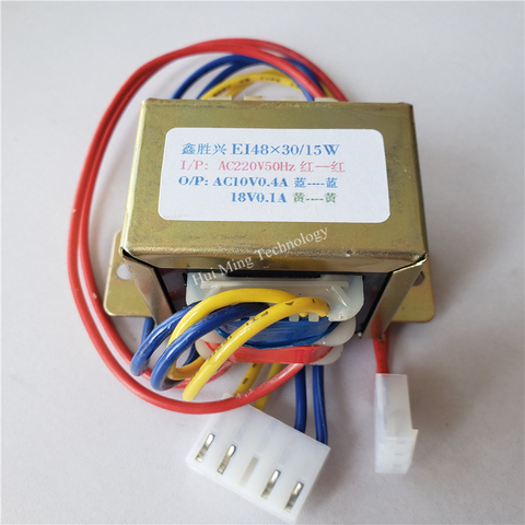 10V 0.4A 18V 0.1A Transformer 220V 15VA EI48*30 3.96 Terminal Treadmill air conditioner refrigerator control transformer ZY02-A1 ► Photo 1/3