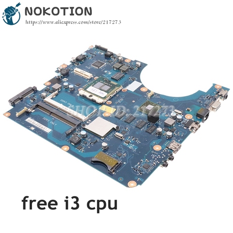 NOKOTION BREMEN2-L For Samsung R538 R540 NP-R540 Laptop Motherboard BA41-01285A BA92-06626A BA92-06626B HD 4500 free i3 cpu ► Photo 1/6