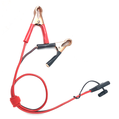Battery Alligator Clip to Sae Connector Extension Cable 16AWG Sae 2 Pin Quick Disconnect to Alligator Clamps Connectors Cord ► Photo 1/6