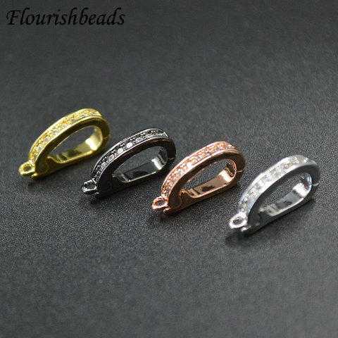 20pcs Wholesale DIY Pendant Bails Pinch Clips Earrings Connector Jewelry Components Metal Hook Accessories Women's Craft Making ► Photo 1/6