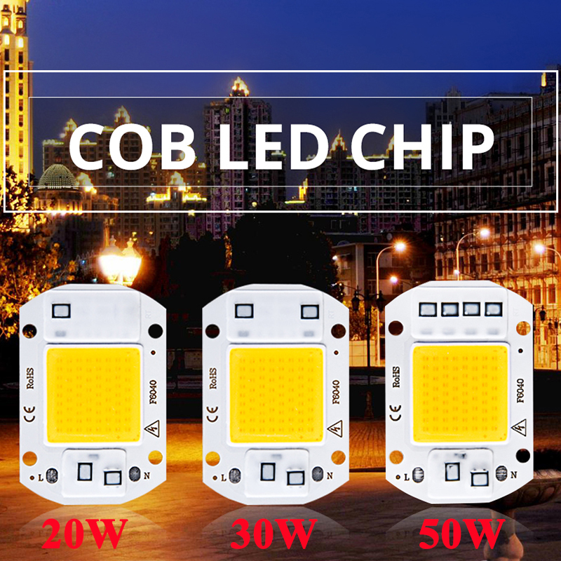 Details about   Led Light Beads 50W 220V Chip Lamp Intelligent Diode Array Spotlight Source News