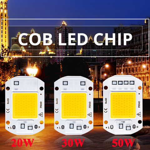 LED Chip COB Diode Matrix for Spotlight Bead LED Light Bulb Chip 20W 30W 50W 220V No Need Driver DIY Floodlight LEDs Spotlight ► Photo 1/6