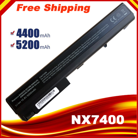 6 cells laptop battery FOR HP COMPAQ Notebook nx7300 nx7400 HSTNN-CB30 HSTNN-DB06 HSTNN-LB30 ► Photo 1/5