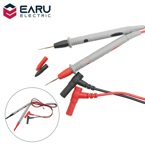 1 Pair Universal Probe Test Leads Pin for Digital Multimeter Needle Tip Meter Multi Meter Tester Lead Probe Wire Pen Cable 20A ► Photo 1/6