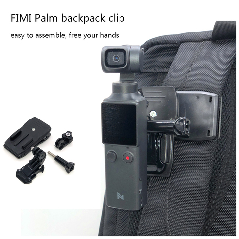 FIMI PALM Backpack Holder Mount Clip Stand bracket Adapter Stabilizer For GO PRO 9/PALM Handheld Aerial gimbal CameraAccessories ► Photo 1/6