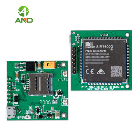 LTE Cat4 Module SIM7600G-H Kit,SIM7600G-H 4G 3G GNSS breakout ► Photo 1/3