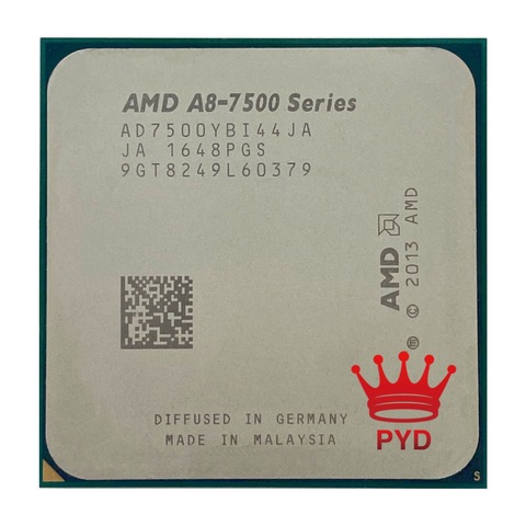 AMD A8-Series A8-7500 A8 7500 3.0GHz Quad-Core AD7500YBI44JA Socket FM2+ ► Photo 1/1