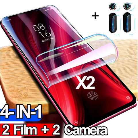 2+2 Hydrogel Film for Xiaomi Mi 9 lite Soft Glass Mi9T Mi9 SE Mi 9 T Screen Protector Redmi K20 Pro Camera Soft Glass Xiaomi 9T ► Photo 1/6