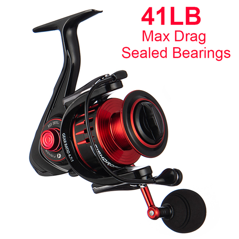 2022 New Max Drag Power 41LB Fishing Reel Carbon Washer Fishing Spinning Reel Spinning Baitcasting Reel Carp Fishing Lure Reels ► Photo 1/6