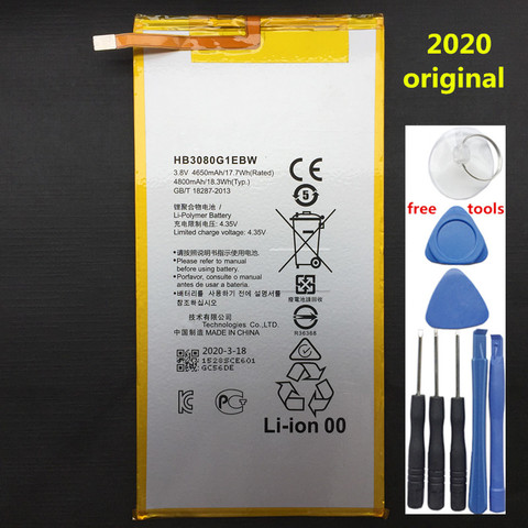 Original 4800mAh HB3080G1EBW Battery For Huawei MediaPad T1 10 Pro / T1-A21 / T1-A21W / T1-A21L / T1-A22L / T1-A23L Batteries ► Photo 1/4