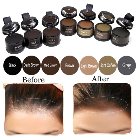 Hair Filling Powder Forehead  Fluffy Thin Powder Pang Line Shadow  Bald Coverage Hair Concealer Hair Root Cover Makeup Beauty ► Photo 1/6