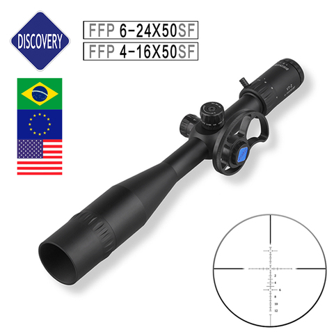 First Focal Plane Discovery Riflescope 4-16 6-24x50 VT-Z .22LR Shockproof Glass Etched Reticle for Bird Hunting ► Photo 1/6