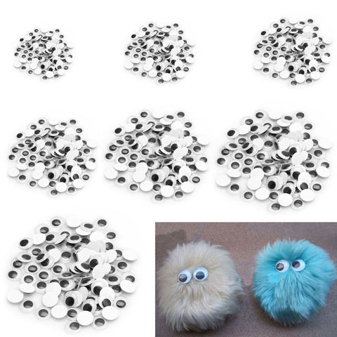 100PCS Wiggly Wobbly Googly Eyes Self-adhesive Scrapbooking Crafts ► Photo 1/6