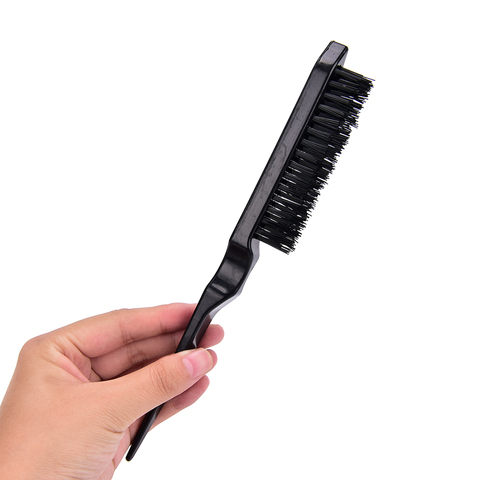 Combing Brush Slim Line Styling Comb Black Color 23CM Handle Combs For Hairstylist Pro Salon Hairdressing Teasing Back Hair ► Photo 1/5