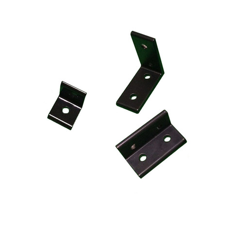 1PC 2022 2040 3030  L Shape Black Corner Brackets Fitting Angle Aluminum Connector for Aluminium Profile ► Photo 1/5